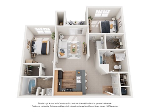 the outlook floor plan of 1190 sq ft